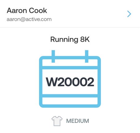 easily manage race bibs right from your device