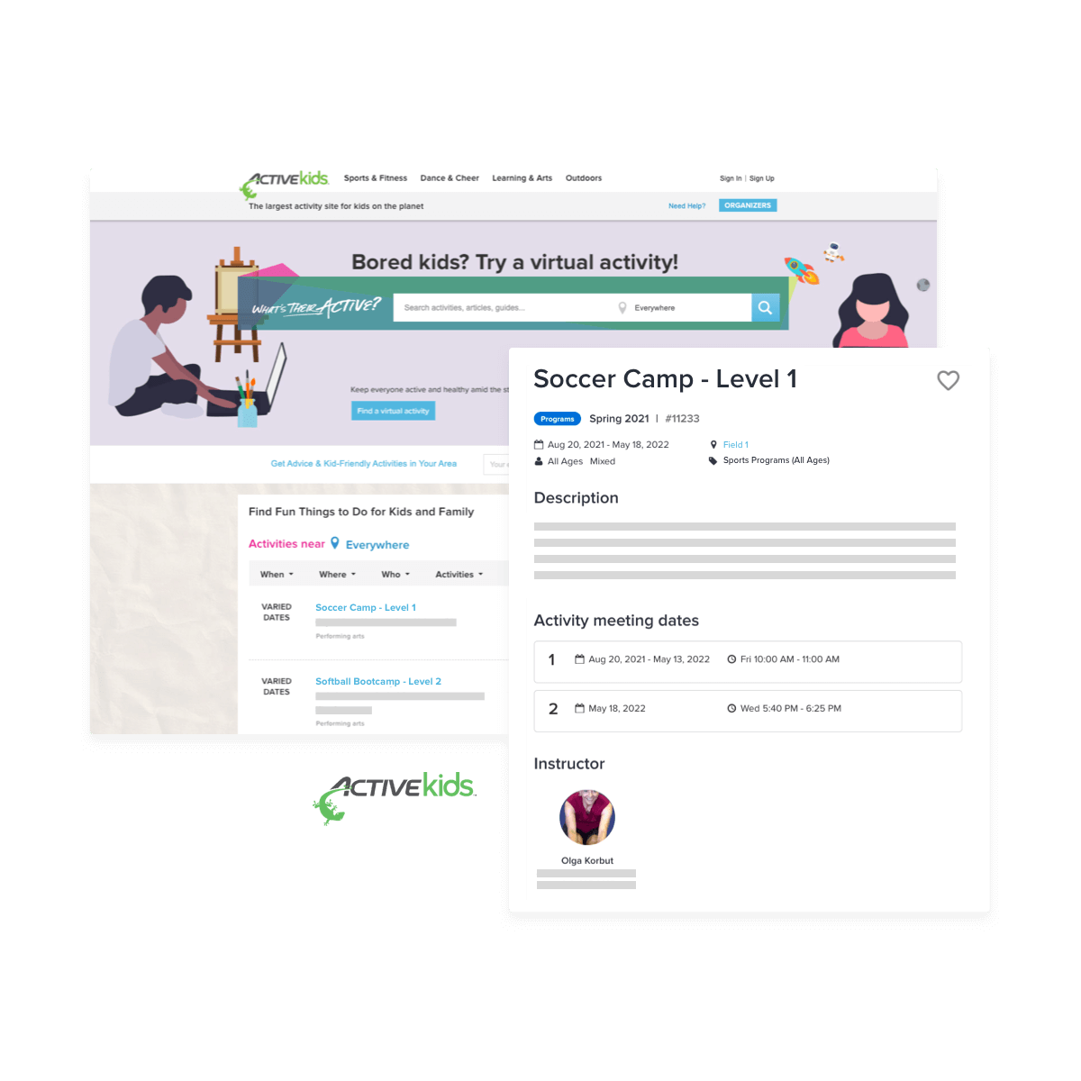 activekids listing